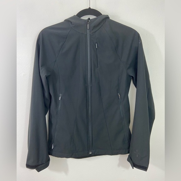 Icebreaker Jackets & Blazers - Icebreaker Wool Insulated Soft shell Hooded Jacket Women’s Small Black Outdoor